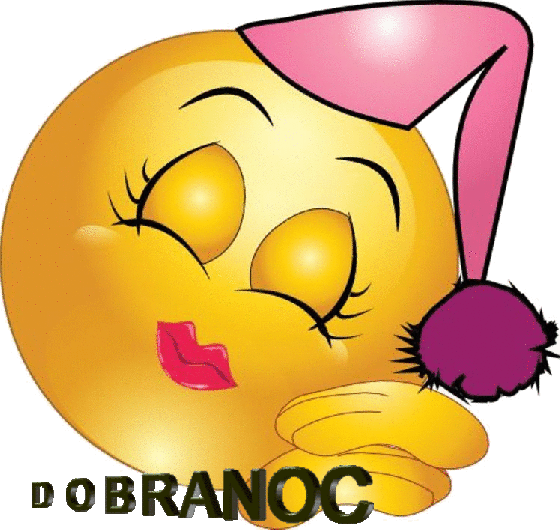 Emotikona śpi dobranoc